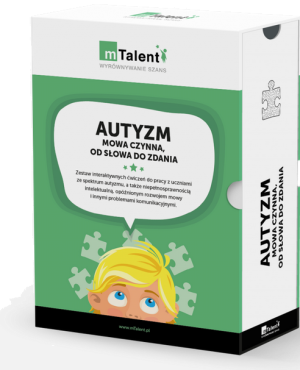 mTalent Autyzm. Mowa czynna od słowa do zdania. + Mowa w kontekście społecznym cz.2 (pakiet)