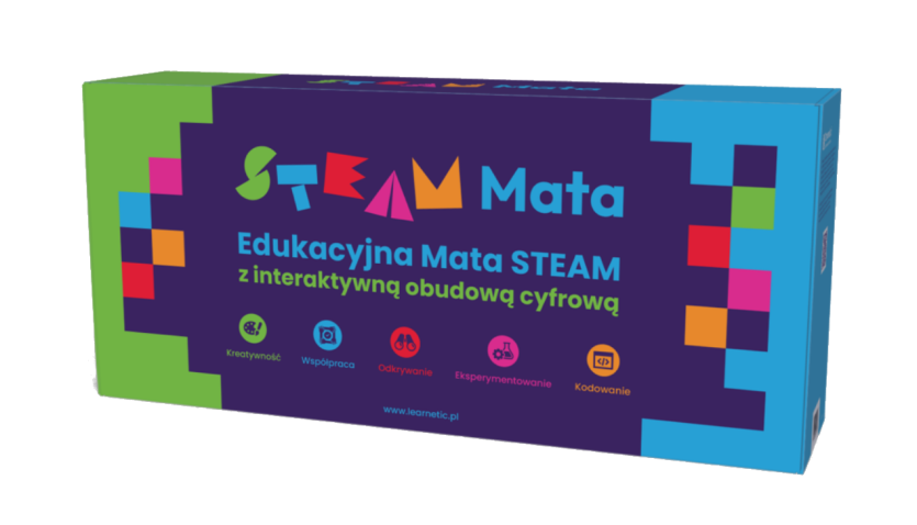 Edukacyjna Mata STEAM z interaktywną obudową cyfrową