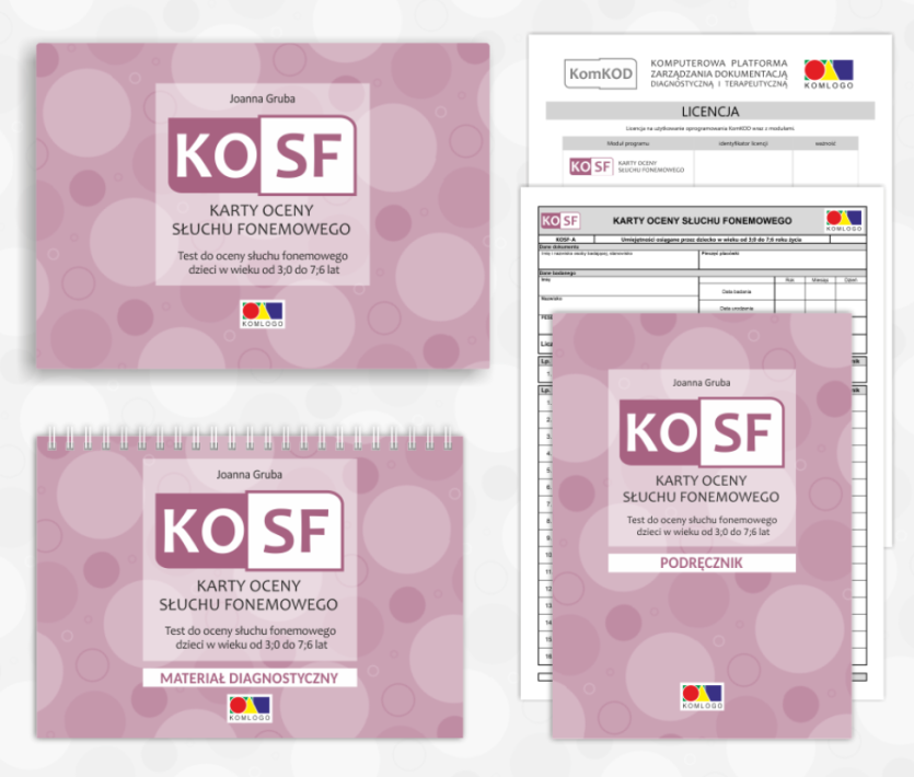 Karty Oceny Słuchu Fonemowego - KOSF