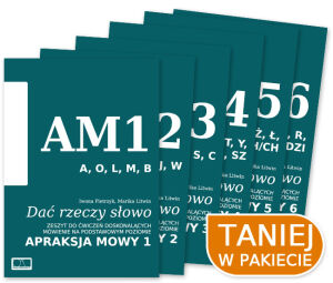 PAKIET Dać rzeczy słowo - Apraksja mowy (6 zeszytów)