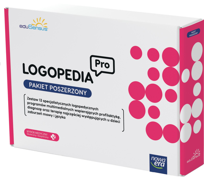 EDUSENSUS PAKIET LOGOPEDIA PRO - PAKIET POSZERZONY: KURIER GRATIS!