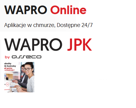 WAPRO JPK Biuro Online - Jednolity Plik Kontrolny (1 miesiąc)