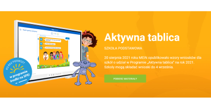 Aktywna Tablica 2021 dla Szkół Podstawowych – Specjalne Potrzeby Edukacyjne – Nowa Era